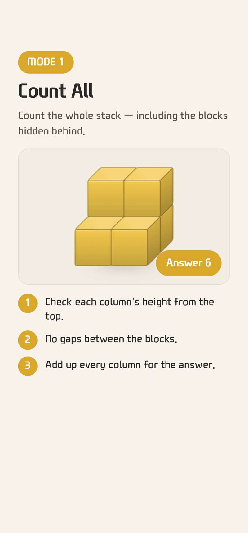 How to Count All